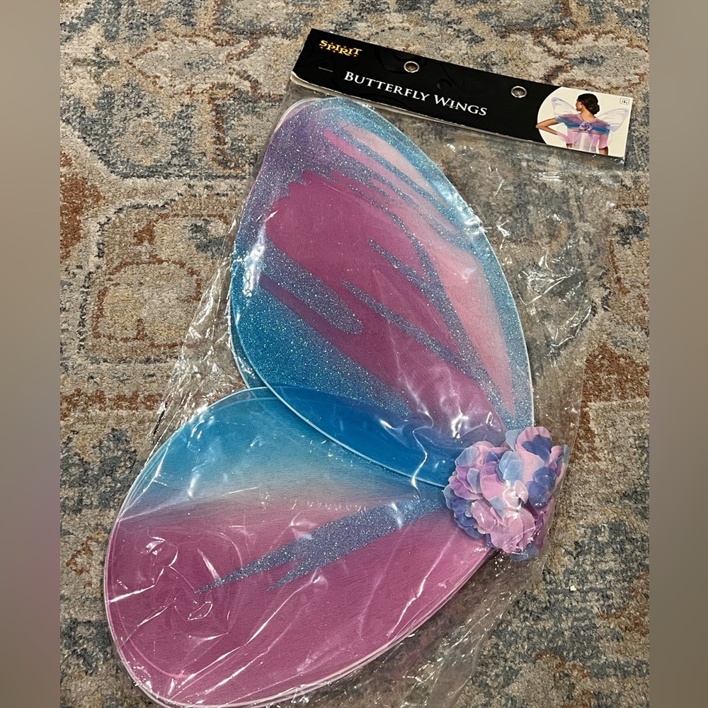 Spirit Halloween‎ Adult Colorful Jumbo Butterfly Wings Size OS